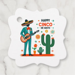 Etiquetas Para Lembrancinhas Cinco de mayo mariachi - orgulho mexicano