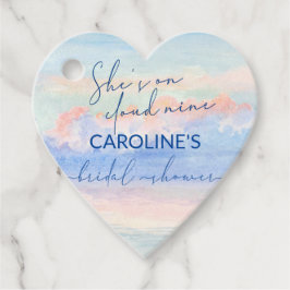 Etiquetas Para Lembrancinhas Cinzas No Chá de panela De Aquarela Da Nuvem Nine 