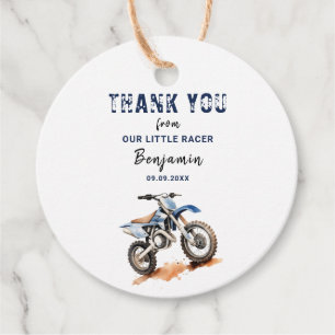 Etiquetas Para Lembrancinhas Círculo de Aniversário da Bicicleta Azul Editável