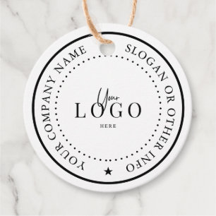 Etiquetas Para Lembrancinhas Círculo Personalizado Kraft de 2"