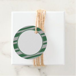 Etiquetas Para Lembrancinhas Círculo Verde e Vazio do Assistente