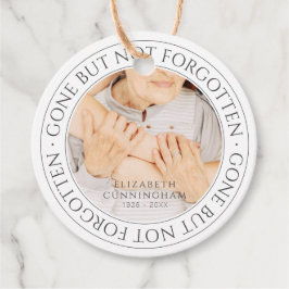 Etiquetas Para Lembrancinhas Citação Memorial Clássica Elegante Foto Chic Keeps