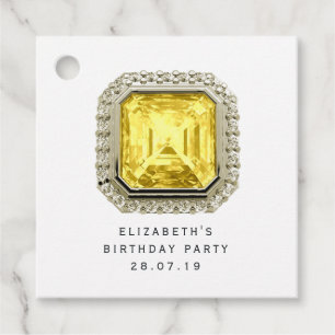 Etiquetas Para Lembrancinhas Citrine Novembro Birthstone