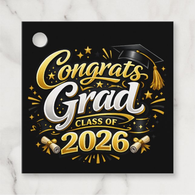 Etiquetas Para Lembrancinhas Class of 2026 (Frente)