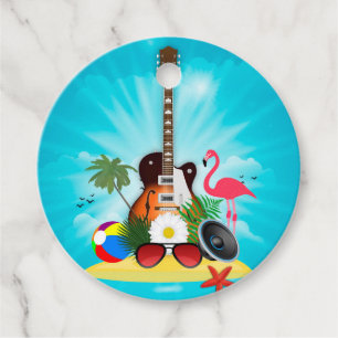 Etiquetas Para Lembrancinhas Clube Festival de Música de Verão adicionar Logoti
