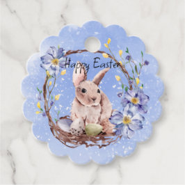 Etiquetas Para Lembrancinhas Coelho felz pascoa e cesto de ovos