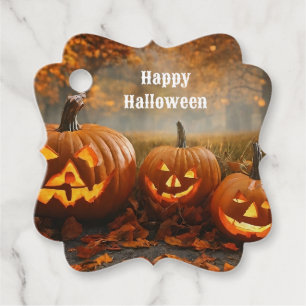Etiquetas Para Lembrancinhas Coleção da Família Spooky Pumpkins