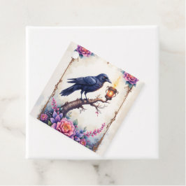 Etiquetas Para Lembrancinhas Coleção de Casamento Enchanted Raven Wedding