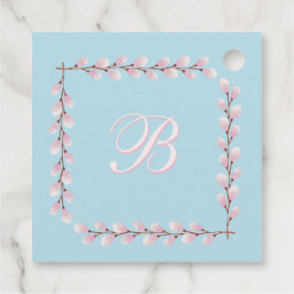 Etiquetas Para Lembrancinhas Coleção Magnolia Arrastando Açúcar Azul Fundo Fav