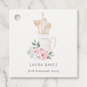 Etiquetas Para Lembrancinhas Colheres De Spatula De Whisk Rosa Esbranquiçadas D