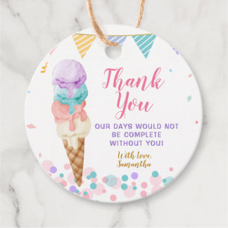 Etiquetas Para Lembrancinhas Colorido Gritamos Todos Por Sorvete Aniversário De
