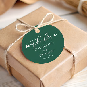 Etiquetas Para Lembrancinhas Com Casamento Verde Com Amor
