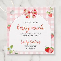 Etiquetas Para Lembrancinhas Convite de Chá de Bebê Someone Berry Sweet Baby