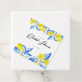 Etiquetas Para Lembrancinhas Convite de Chuveiro de Noiva Floral de Limão Itali