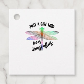Etiquetas Para Lembrancinhas Cool Funny Just A Girl Who Loves Dragonflies Shirt