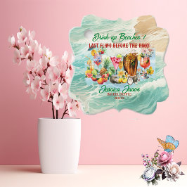 Etiquetas Para Lembrancinhas Coquetéis de Frutas Tropicais de Praia Festa de So