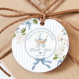 Etiquetas Para Lembrancinhas Coquette Vintage Carriage Baby shower Thank you