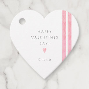 Etiquetas Para Lembrancinhas Cor de Água Moderna Simples dia de os namorados Co