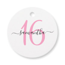 Cor de rosa personalizada doce 16