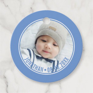 Etiquetas Para Lembrancinhas Cor Personalizada com Foto e Texto Personalizados