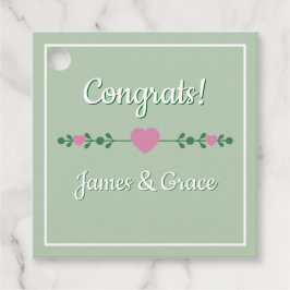 Etiquetas Para Lembrancinhas Corações! Festa de Noivado Personalizada 