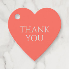 Etiquetas Para Lembrancinhas Coral Heart Wedding