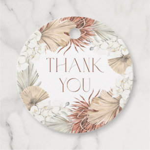 Etiquetas Para Lembrancinhas Coroa de Folhas de Palmeira e Orquídeas Festa de N