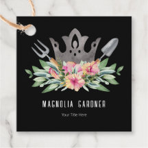 Coroa de Jardinagem Boho Chic Aquarela Ferramentas
