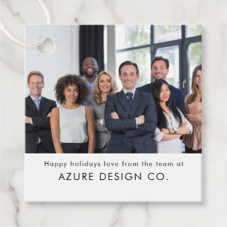 Etiquetas Para Lembrancinhas Corporate Christmas Team Photo Modern Holiday