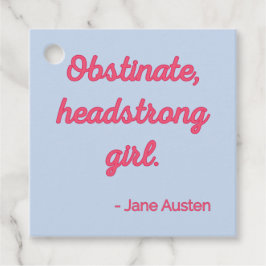 Etiquetas Para Lembrancinhas Cota de Orgulho e Preconceito II - Estilo Bonito