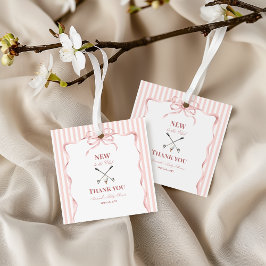 Etiquetas Para Lembrancinhas Country Pink Girl New to the Club Golf Baby Shower