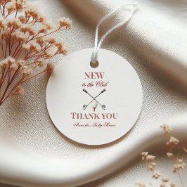 Etiquetas Para Lembrancinhas Country Pink New to the Club Girl Golf Baby Shower