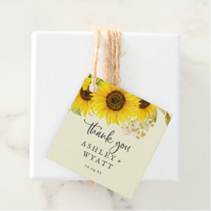Etiquetas Para Lembrancinhas Country Sunflower Sinalizadores Favoráveis De O