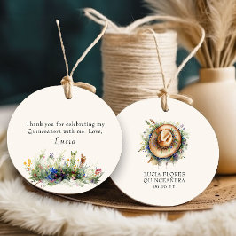 Etiquetas Para Lembrancinhas Cowgirl Rustic Floral Quinceanera