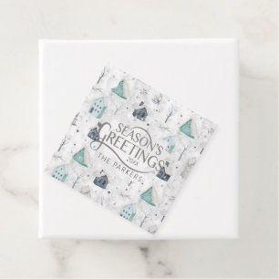 Etiquetas Para Lembrancinhas Cozy Home Teal ID985