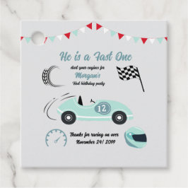 Etiquetas Para Lembrancinhas Crescendo Dois Carro Rápido Azul Raça Azul Anivers