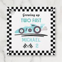 Crescendo Dois segundo aniversário Azul De Carro R