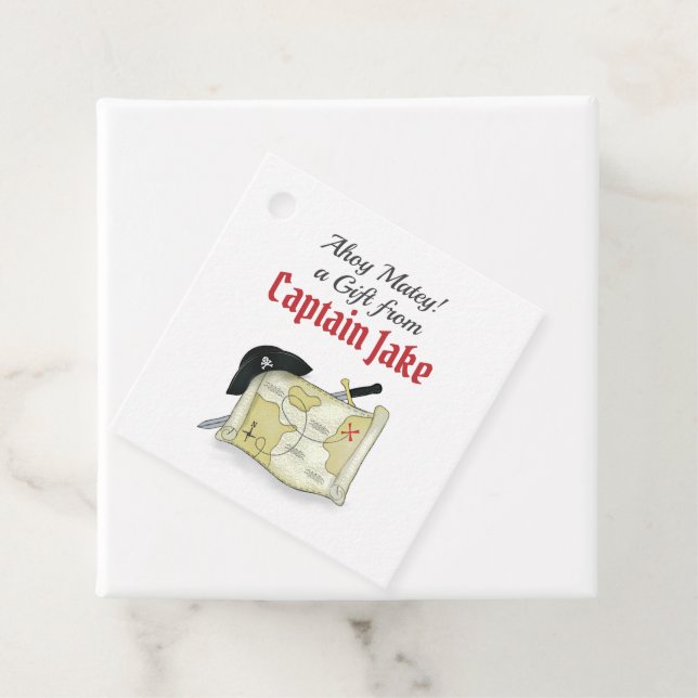 Etiquetas Para Lembrancinhas Crianças de Mapa Piratas de Aniversário Personaliz (In Situ)