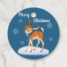 Crianças de Natal de cervo azul personalizadas