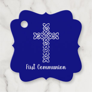 Etiquetas Para Lembrancinhas Cruzamento   Marinho Blue Communatim Christening