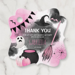 Etiquetas Para Lembrancinhas Cute Espetacular Aniversário de Halloween Obrigado