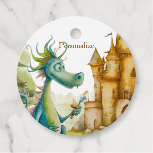 Etiquetas Para Lembrancinhas Cute Knight Dragon Castle Kids