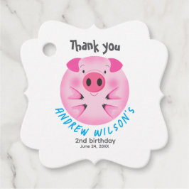 Etiquetas Para Lembrancinhas Cute Pig Ball Rustic Farm Party Animal