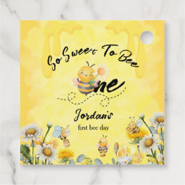 Etiquetas Para Lembrancinhas Cute Sweet To Bee One Wildflower 1st birthday