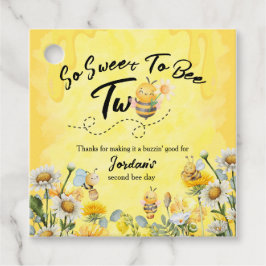 Etiquetas Para Lembrancinhas Cute Sweet To Bee Two Wildflower 1st birthday