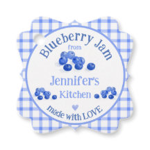 Da cozinha NAME com Amor Blueberry Blue Check