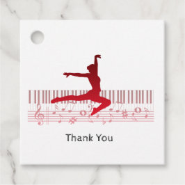 Etiquetas Para Lembrancinhas dançarina de balé em um teclado