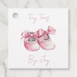 Etiquetas Para Lembrancinhas Dedos pequeninos. Grande Alegria. É uma Garota.