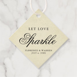 Etiquetas Para Lembrancinhas Deixe o Amor Brilhar Papel Elegante Vintage Casame