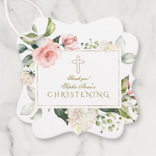 Etiquetas Para Lembrancinhas Delicar Creme Floral Dourado Cruzamento